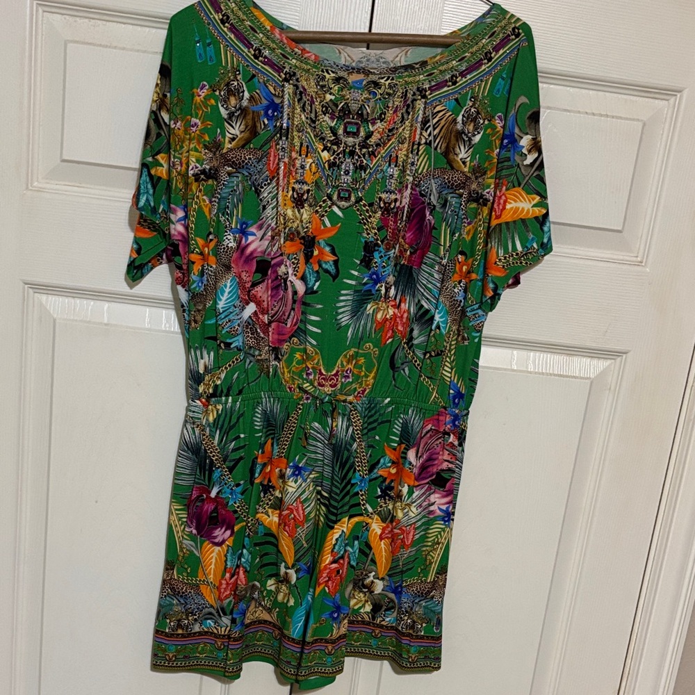 Tropical Green Kids One Piece by Milla